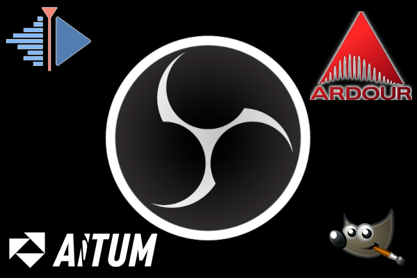 Linux Streaming Software Logos for Linux streaming software