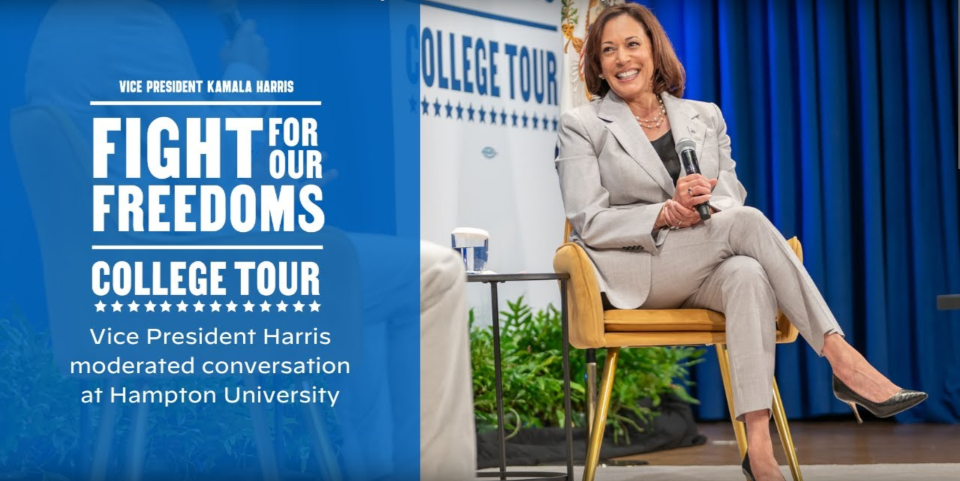 Vice President Kamala Harris Vice President Kamala Harris at Hampton University