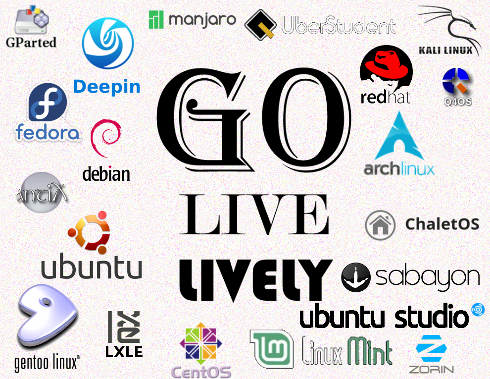 Go Live Lively Linux operating systems