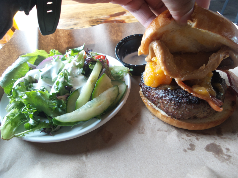 PB and J Burger Peanut butter and jelly burger